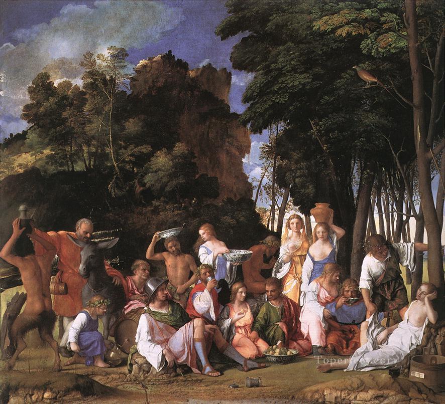 Feast of the Gods Renaissance Giovanni Bellini Oil Paintings